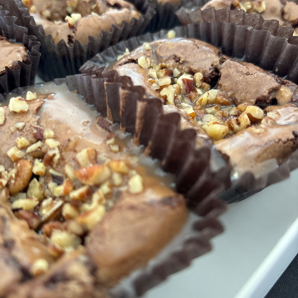 Brownies caramel & pacanes